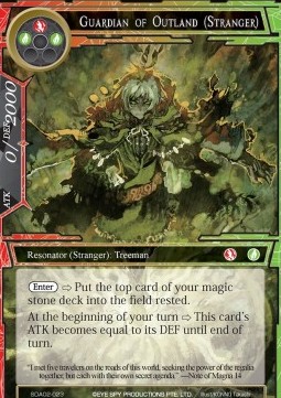 Guardian of Outland (Stranger) - Starter Deck: Alice Origin II