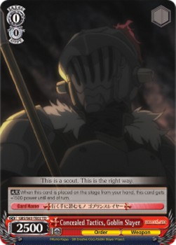 Concealed Tactics, Goblin Slayer - Goblin Slayer