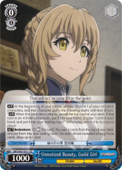Unnoticed Beauty, Guild Girl (V.1 - Trial Deck) - Goblin Slayer