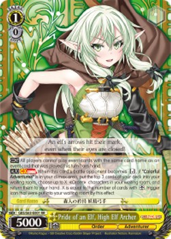 Pride of an Elf, High Elf Archer (V.1 - Double Rare) - Goblin Slayer