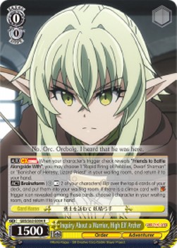 Inquiry About a Warrior, High Elf Archer (V.1 - Rare) - Goblin Slayer