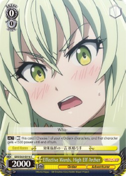 Effective Words, High Elf Archer - Goblin Slayer