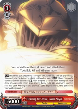 Flickering Fire Arrow, Goblin Slayer - Goblin Slayer