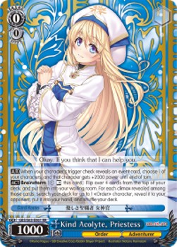 Kind Acolyte, Priestess (V.1 - Double Rare) - Goblin Slayer