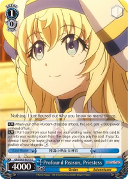 Profound Reason, Priestess - Goblin Slayer