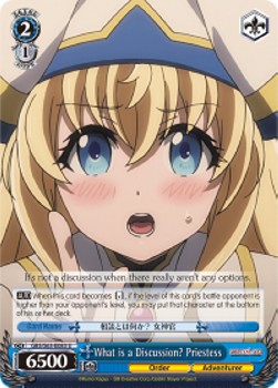 What is a Discussion? Priestess - Goblin Slayer