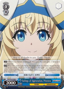 Feelings of Appreciation, Priestess - Goblin Slayer