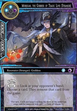 Morrigan, the Goddess of Tragic Love (Stranger) - Starter Deck: Alice Origin II