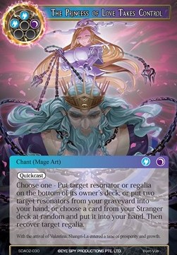 The Princess of Love Takes Control - Starter Deck: Alice Origin II