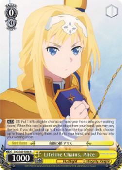 Lifeline Chains, Alice (V.1 - Rare) - Sword Art Online -Alicization-