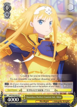 Dauntless Perfect Control Art, Alice - Sword Art Online -Alicization-