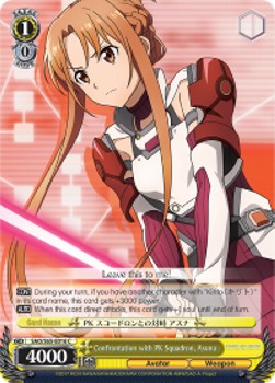 Confrontation with PK Squadron, Asuna - Sword Art Online -Alicization-