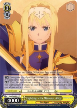 Fighting with Minions, Alice - Sword Art Online -Alicization-