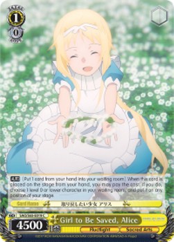 Girl to Be Saved, Alice - Sword Art Online -Alicization-