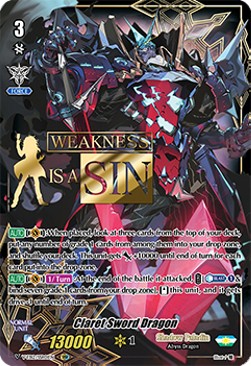 Claret Sword Dragon [V Format] (V.3 - Super Special Rare) - Team Dragon’s Vanity!
