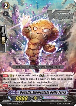 Earth Elemental, Dogetts [G Format] - Generation Stride Italian
