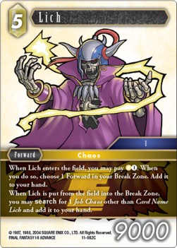 Lich (11-082) - Opus XI: Soldier's Return