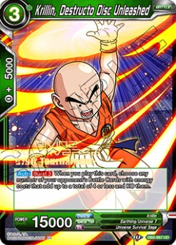 Krillin, Destructo Disc Unleashed - Divine Multiverse Release Promos