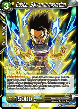 Cabba, Saiyan Invigoration - Divine Multiverse Release Promos