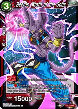 Beerus, Wrath of the Gods - Expansion Set: Universe 7 Unison