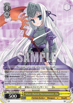 Silver-Haired Necromancer, Eu (V.1 - Rare) - Fujimi Fantasia Bunko