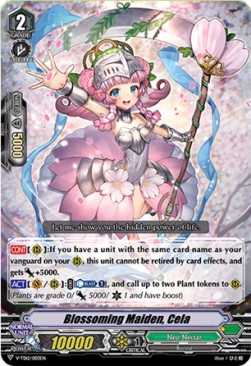 Blossoming Maiden, Cela [V Format] (V.1 - Common) - Trial Deck: Ahsha
