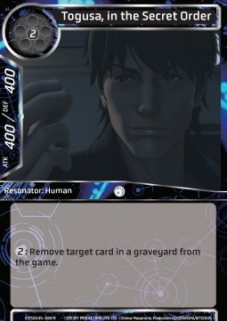 Togusa, in the Secret Order - Ghost in the Shell: SAC_2045