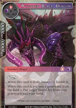 Wounded Black Dragon - Alice Origin III