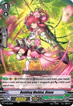 Budding Maiden, Diane [V Format] (V.1 - Common) - Trial Deck: Ahsha