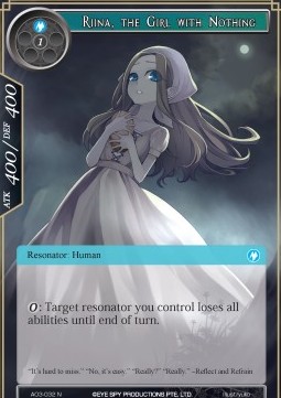 Riina, the Girl with Nothing - Alice Origin III