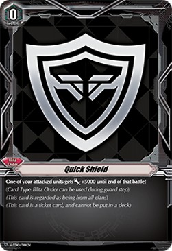 Quick Shield Ticket [V Format] - Trial Deck: Chronojet
