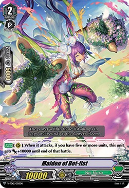 Maiden of Bot-fist [V Format] (V.1 - Common) - Trial Deck: Ahsha