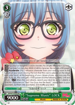 "Supreme Music" LOCK (V.1 - Double Rare) - BanG Dream! Vol.2