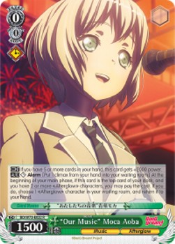 "Our Music" Moca Aoba (V.1 - Rare) - BanG Dream! Vol.2