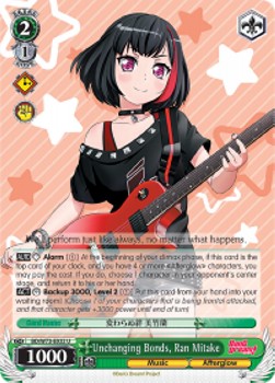 Unchanging Bonds, Ran Mitake (V.1 - Uncommon) - BanG Dream! Vol.2