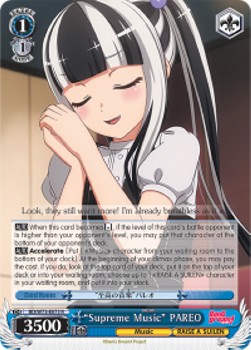 "Supreme Music" PAREO (V.1 - Rare) - BanG Dream! Vol.2