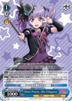 More Power, Ako Udagawa (V.1 - Common) - BanG Dream! Vol.2