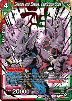 Champa and Beerus, Capricious Gods - Vault Power Up Pack 2020