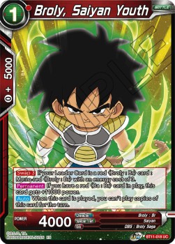 Broly, Saiyan Youth - Vermilion Bloodline