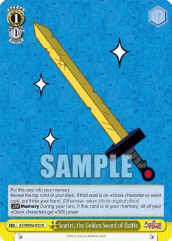Scarlet, the Golden Sword of Battle - Adventure Time