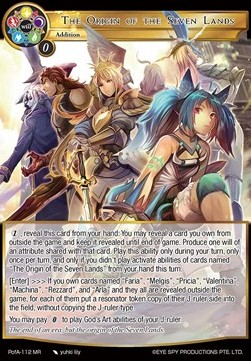 The Origin of the Seven Lands - Prologue of Attoractia