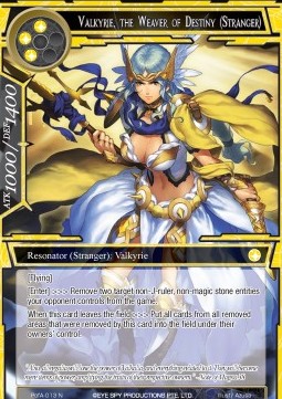 Valkyrie, the Weaver of Destiny (Stranger) - Prologue of Attoractia