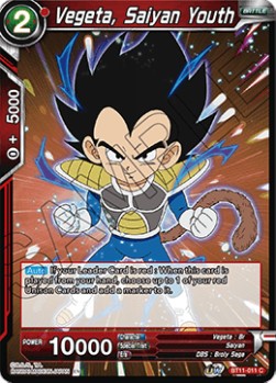 Vegeta, Saiyan Youth - Vermilion Bloodline