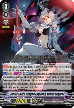 Silver Thorn Dragon Empress, Venus Luquier [V Format] (V.1 - Vanguard Rare) - Butterfly d’Moonlight