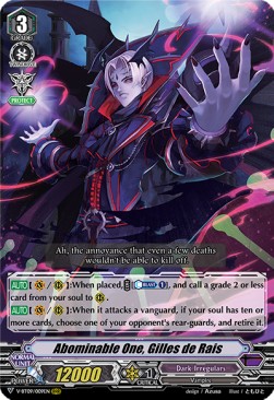 Abominable One, Gilles de Rais [V Format] (V.1 - Triple Rare) - Butterfly d’Moonlight