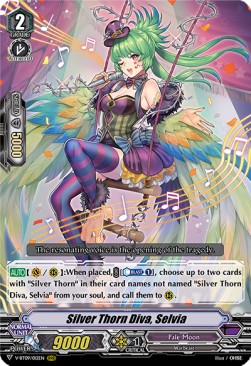 Silver Thorn Diva, Selvia [V Format] (V.1 - Triple Rare) - Butterfly d’Moonlight