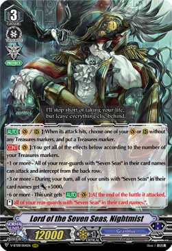 Lord of the Seven Seas, Nightmist [V Format] (V.1 - Triple Rare) - Butterfly d’Moonlight