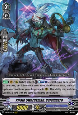 Pirate Swordsman, Colombard [V Format] (V.1 - Triple Rare) - Butterfly d’Moonlight