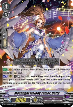 Moonlight Melody Tamer, Betty [V Format] (V.1 - Double Rare) - Butterfly d’Moonlight