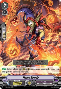 Flame Rowdy [V Format] - Butterfly d’Moonlight